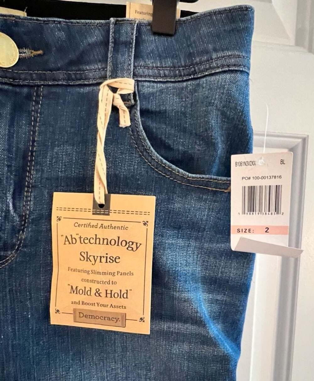 Democracy 'Ab'solution‎ Barrel Leg Jeans Size 2 - Picture 2 of 7